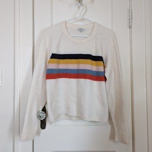 Madewell striped wool/alpaca sweater